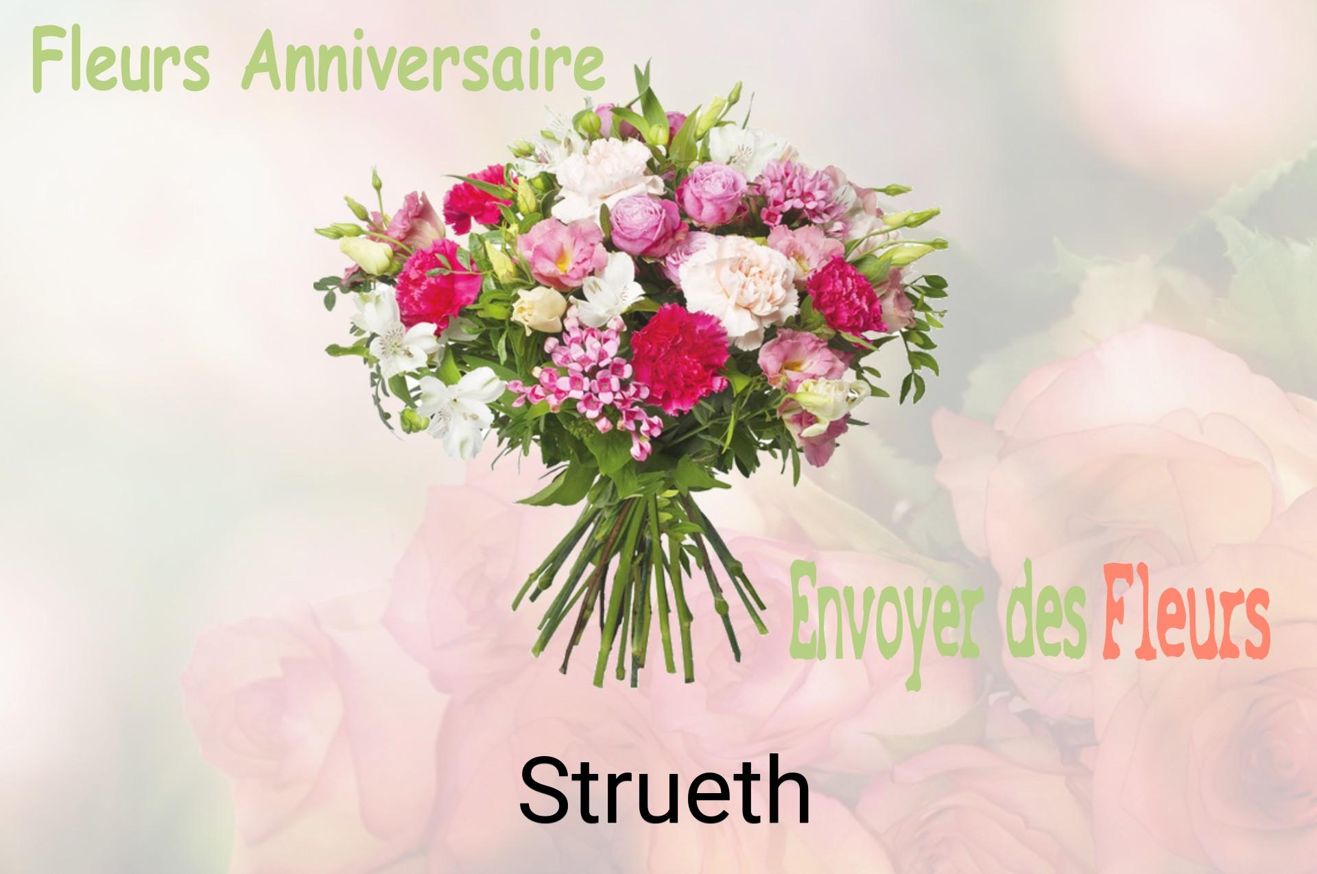 Bouquet de fleurs d’anniversaire livré à Strueth